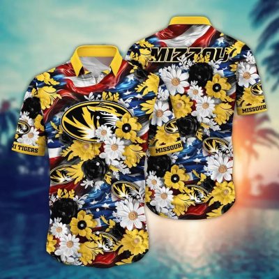 Missouri Tigers NCAA Aloha Hawaiian Shirt 1, NCAA Hawaiian Shirt