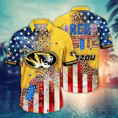 Missouri Tigers NCAA Aloha Hawaiian Shirt 2, NCAA Hawaiian Shirt