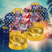 Missouri Tigers NCAA Flower Aloha Hawaiian Shirt 11, NCAA Hawaiian Shirt