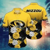 Missouri Tigers NCAA Flower Aloha Hawaiian Shirt 13, NCAA Hawaiian Shirt