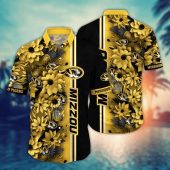 Missouri Tigers NCAA Flower Aloha Hawaiian Shirt 3, NCAA Hawaiian Shirt