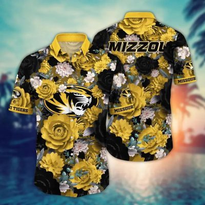 Missouri Tigers NCAA Flower Aloha Hawaiian Shirt 4, NCAA Hawaiian Shirt