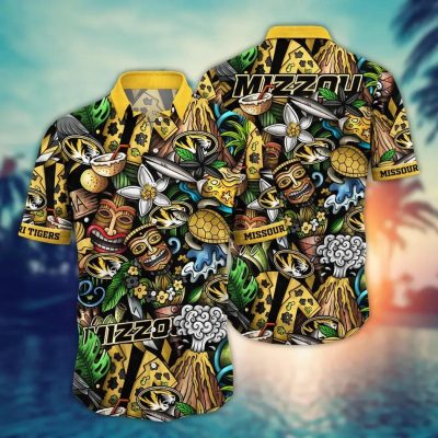 Missouri Tigers NCAA Flower Aloha Hawaiian Shirt 6, NCAA Hawaiian Shirt