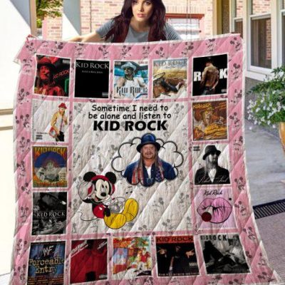Mk Mickey Disney Kid Rock Quilt Blanket Bedding Set - Musicdope90s