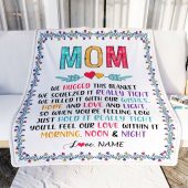 Mom Blanket From Daughter Son We Hugged This Blanket 1 Personalized Blanket For Mom Mother S Day Gifts Blanket 2 Wuktv4.jpg - demo10