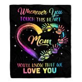 Mom Blanket From Daughter Son We Love You Kids Personalized Blanket For Mom Mother S Day Gifts Blanket 1 Vgutke.jpg - demo10