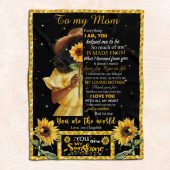 Mother S Day Black Mom Blanket From Daughter Sunflower Art Fleece Blanket To Black Mom Blankets For Mothers Day 2 Udq5m3.jpg - demo10