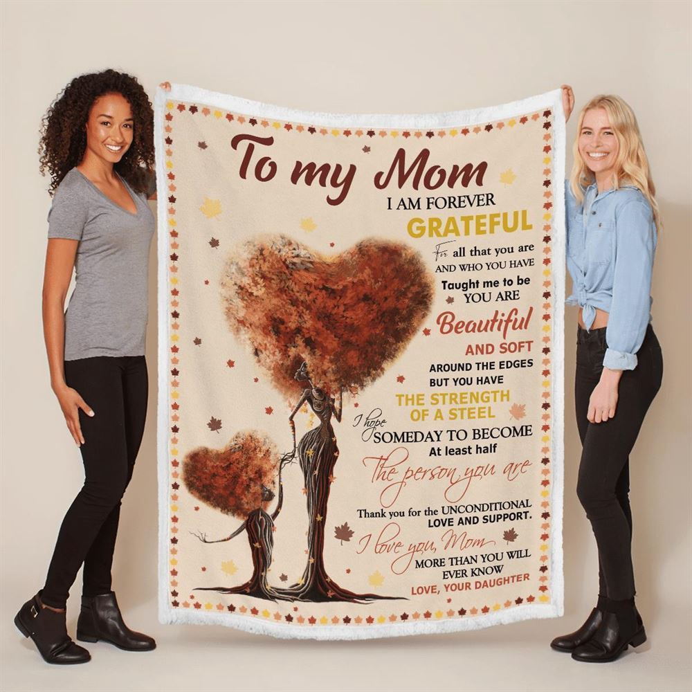 Mother's Day Blanket For Mom I Am Forever Grateful Blanket Heart Tree, Blankets For Mothers Day Mother's Day Blanket For Mom I Am Forever Grateful Blanket Heart Tree, Blankets For Mothers Day