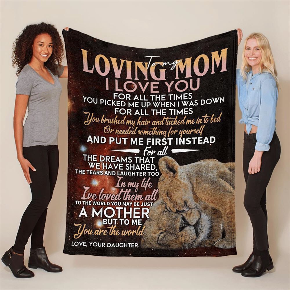 Mother's Day Blanket For Mom I Love You For All The Times Blanket Lion Blanket, Blankets For Mothers Day Mother's Day Blanket For Mom I Love You For All The Times Blanket Lion Blanket, Blankets For Mothers Day