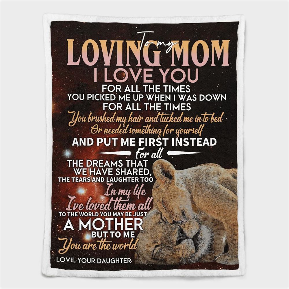 Mother's Day Blanket For Mom I Love You For All The Times Blanket Lion Blanket, Blankets For Mothers Day Mother's Day Blanket For Mom I Love You For All The Times Blanket Lion Blanket, Blankets For Mothers Day