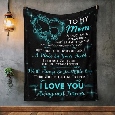 Mother's Day Blanket For Mom I Love You Forever And Always Blanket, Blankets For Mothers Day