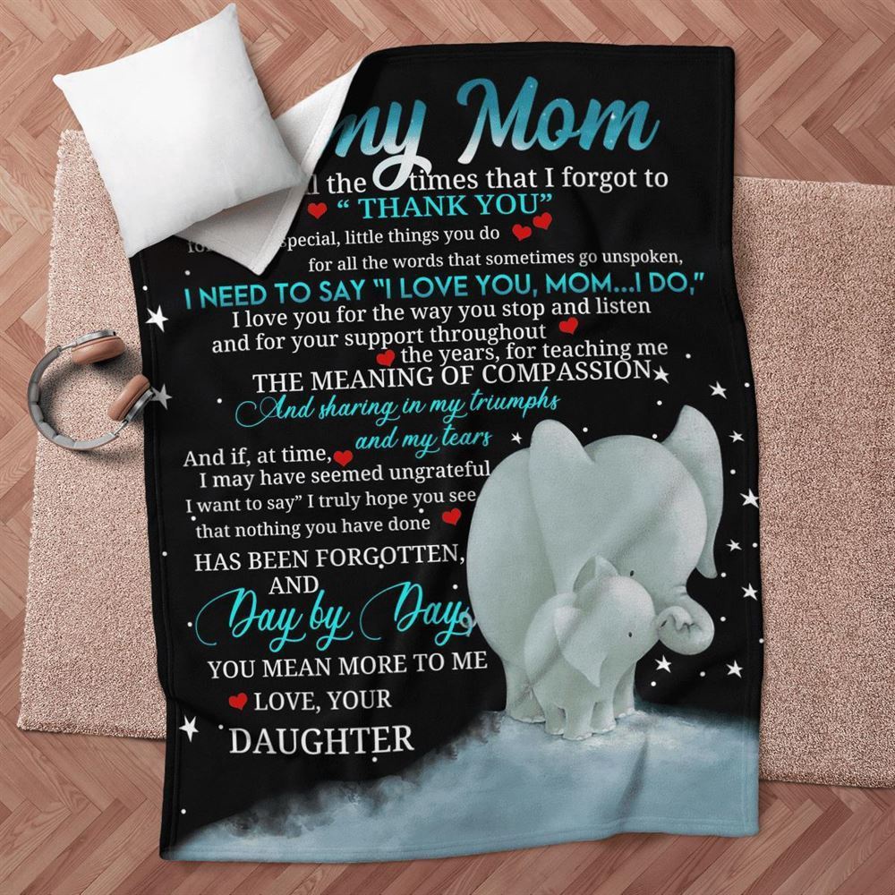 Mother's Day Blanket For Mom I Need To Says I Love You Mom I Do Elephant Blanket From Daughter, Blankets For Mothers Day Mother's Day Blanket For Mom I Need To Says I Love You Mom I Do Elephant Blanket From Daughter, Blankets For Mothers Day