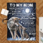 Mother S Day Blanket For Mom It S Not Easy For A Woman To Raise A Child Wolf Blanket From Son Blankets For Mothers Day 3 Zjyx5n.jpg - demo10