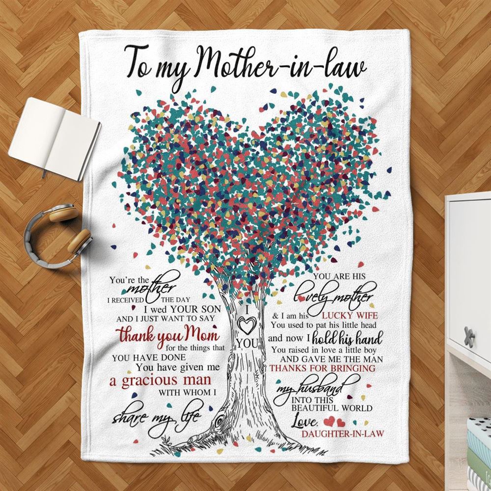 Mother's Day Blanket For Mother-In-Law Thanks For Bringing My Husband Into This World Blanket Mother-In-Law, Blankets For Mothers Day Mother's Day Blanket For Mother-In-Law Thanks For Bringing My Husband Into This World Blanket Mother-In-Law, Blankets For Mothers Day