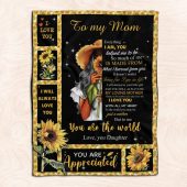 Mother S Day Daughter To Mom Blanket For Black Mom Sunflower Fleece Blanket From Daughter Blankets For Mothers Day 3 Xdbvlk.jpg - demo10