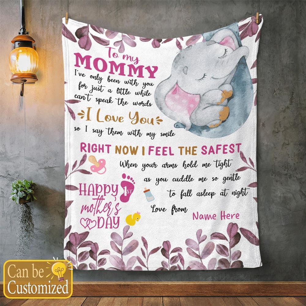 Mother's Day Gift For New Mom Blanket 1St Mothers Day Blanket, Blankets For Mothers Day