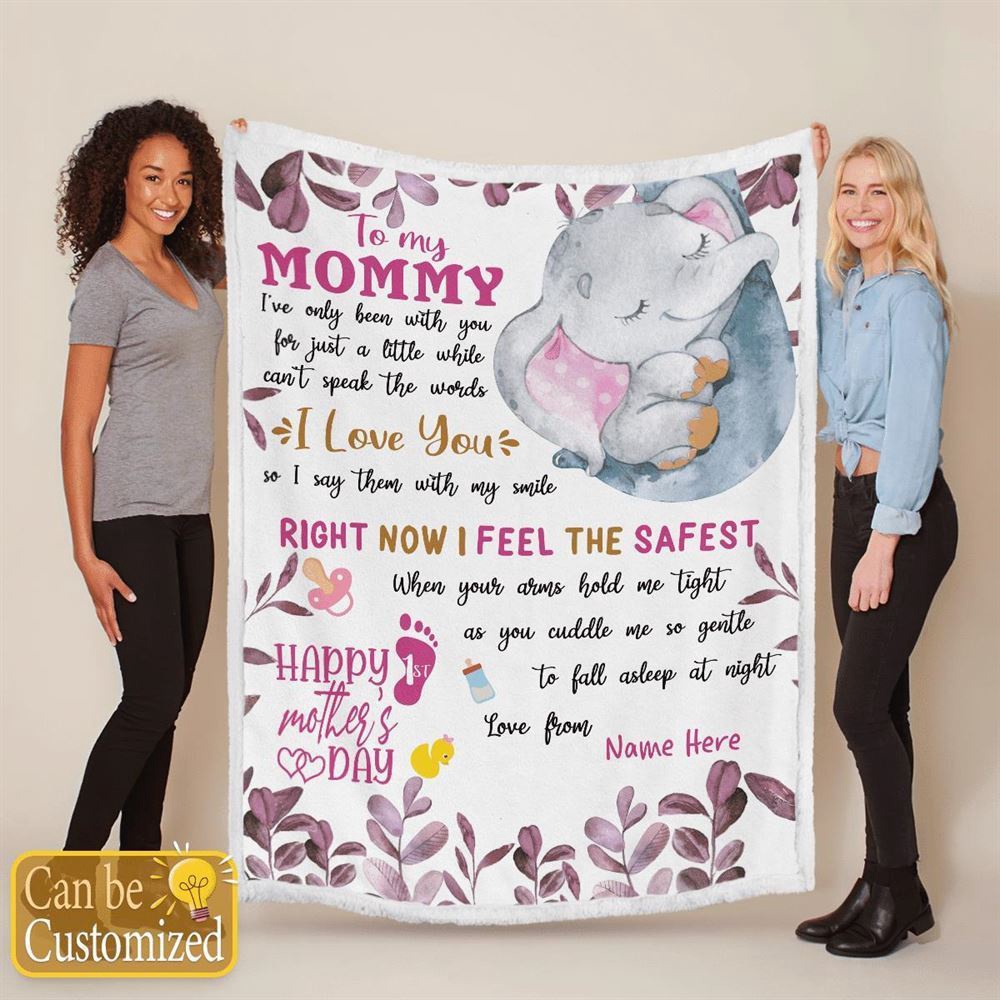 Mother's Day Gift For New Mom Blanket 1St Mothers Day Blanket, Blankets For Mothers Day