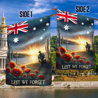 FLAGWIX Anzac Day Australian Veteran Lest We Forget Flag MLN2466F - Flagwix FLAGWIX Anzac Day Australian Veteran Lest We Forget Flag MLN2466F - Flagwix