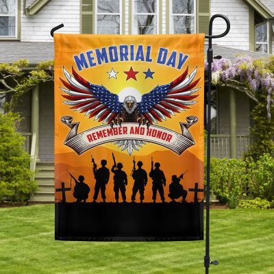 US Veterans Eagle Memorial Day Flag MLN1286F