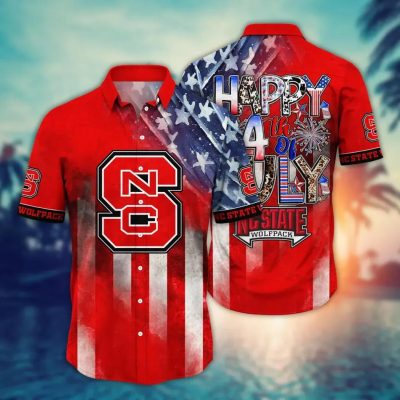 NC State Wolfpack NCAA Aloha Hawaiian Shirt, NCAA Hawaiian Shirt