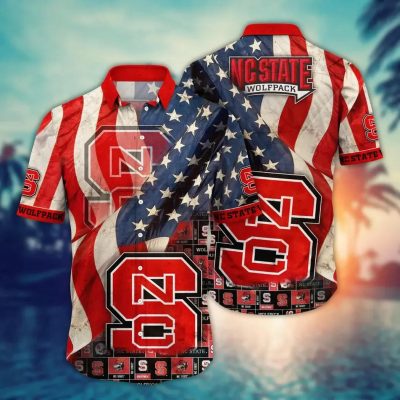 NC State Wolfpack NCAA Flower Aloha Hawaiian Shirt 11, NCAA Hawaiian Shirt