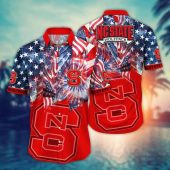 NC State Wolfpack NCAA Flower Aloha Hawaiian Shirt 12, NCAA Hawaiian Shirt
