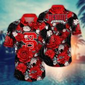 NC State Wolfpack NCAA Flower Aloha Hawaiian Shirt 4, NCAA Hawaiian Shirt