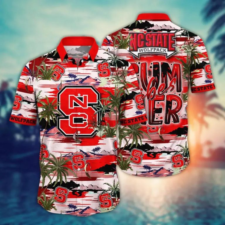 NC State Wolfpack NCAA Flower Aloha Hawaiian Shirt 9, NCAA Hawaiian Shirt
