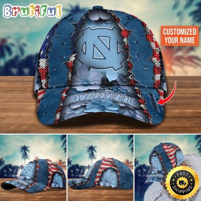 NCAA North Carolina Tar Heels Baseball Cap Custom Cap For Fans