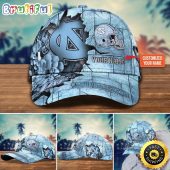 NCAA North Carolina Tar Heels Baseball Cap Custom Hat For Fans