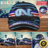 NCAA North Carolina Tar Heels Baseball Cap Flag Custom Name Cap