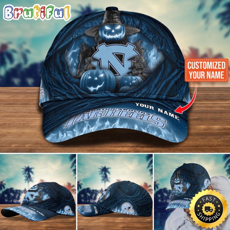 NCAA North Carolina Tar Heels Baseball Cap Halloween Custom Cap For Fans
