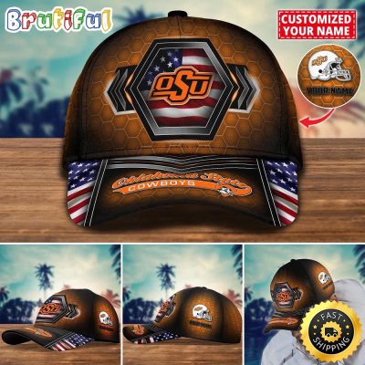 NCAA Oklahoma State Cowboys Baseball Cap Best Trending Custom Name Cap