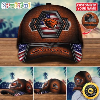 NCAA Oregon State Beavers Baseball Cap Best Trending Custom Name Cap
