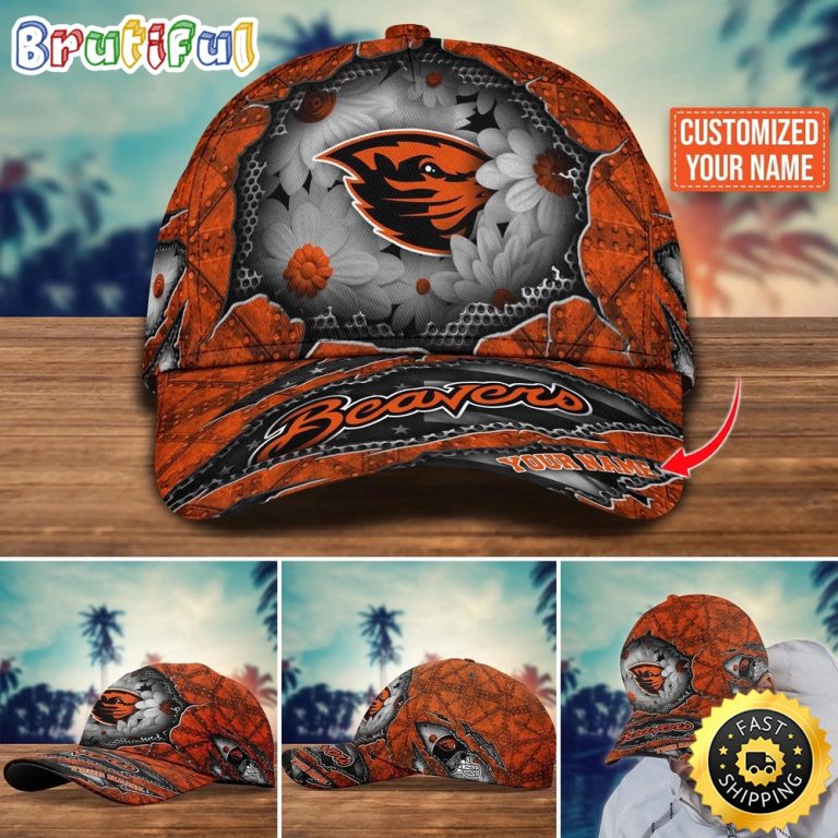 NCAA Oregon State Beavers Baseball Cap Custom Cap Trending