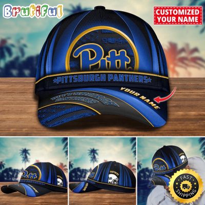 NCAA Pittsburgh Panthers Baseball Cap Custom Cap For Football Fans