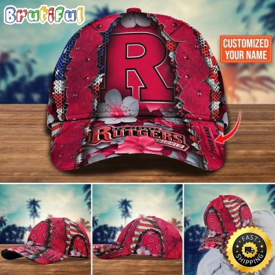 NCAA Rutgers Scarlet Knights Baseball Cap Custom Cap For Fans