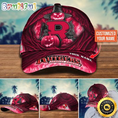 NCAA Rutgers Scarlet Knights Baseball Cap Halloween Custom Cap For Fans
