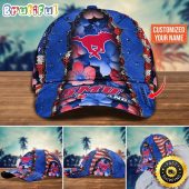 NCAA SMU Mustangs Baseball Cap Custom Cap For Fans