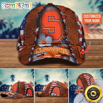 NCAA Syracuse Orange Baseball Cap Custom Cap For Fans