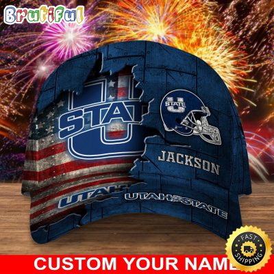 NCAA Utah State Aggies Baseball Cap Custom Cap Go Sports Teams