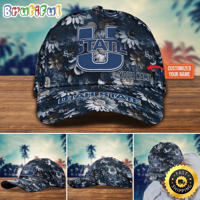 NCAA Utah State Aggies Baseball Cap Customized Cap Hot Trending
