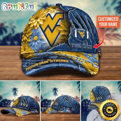 NCAA West Virginia Mountaineers Baseball Cap Custom Hat For Fans New Arrivals