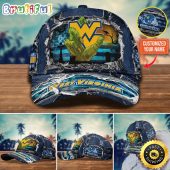 NCAA West Virginia Mountaineers Baseball Cap Halloween Custom Name Cap