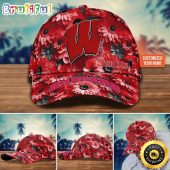 NCAA Wisconsin Badgers Baseball Cap Customized Cap Hot Trending