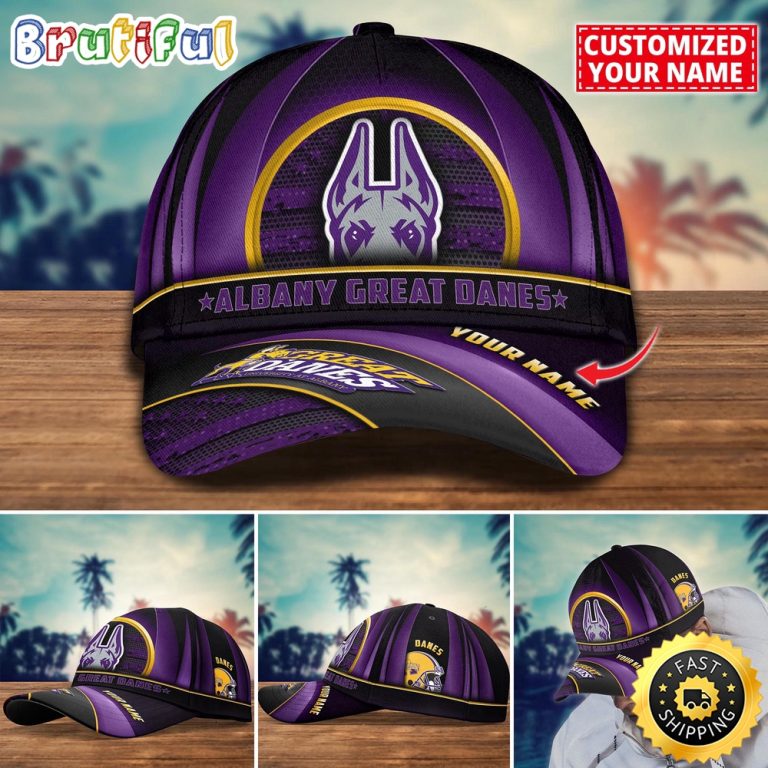 NCAA Albany Great Danes Baseball Cap Custom Cap For Football Fans