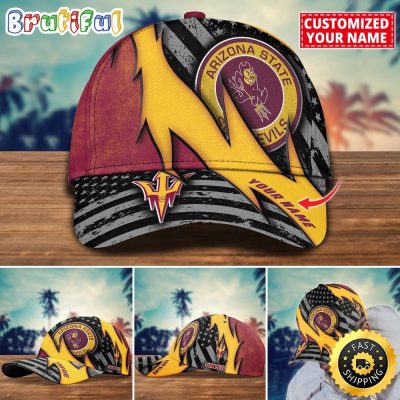 NCAA Arizona State Sun Devils Baseball Cap Custom Cap For Sport Fans