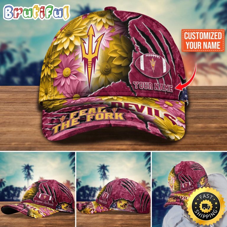 NCAA Arizona State Sun Devils Baseball Cap Custom Hat For Fans New Arrivals
