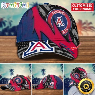 NCAA Arizona Wildcats Baseball Cap Custom Cap For Sport Fans