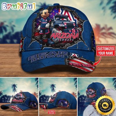 NCAA Arizona Wildcats Baseball Cap Trending Customize Cap